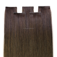 Extensions de cheveux humains Remy invisibles à bandes adhésives de 14 à 26 pouces, douces, légères et de haute qualité, lisses, pour femmes, vente en gros