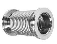 Tuyau soufflet flexible en acier inoxydable pour aspiration, modèles KF16 et KF50, compatible avec les raccords KF et les vannes d'aspiration, fabrication chinoise ISO 2026