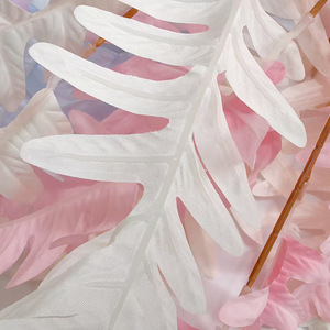 Artificial Cypress <b>Leaves</b> Large High Simulation Silk Flower Indoor Wedding Decor Floral Art - Product Image 1