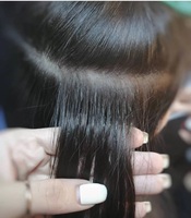 Extensions de cheveux 6d machine Quad Weft mini ruban dans de vraies extensions de cheveux humains