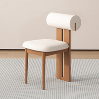 Fauteuil Moderne Nordique ShuaiZhi à Dossier, Nouveauté Tendance en Chêne pour Salles à Manger, Tabourets de Bar, Bureaux, Entrepôts et Parcs
