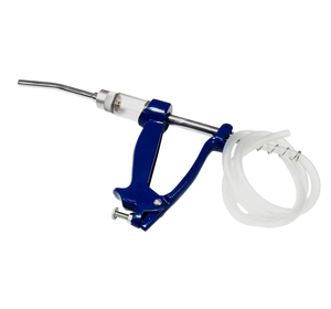 Pistola de Inyección Veterinaria de 10 ml, Dosificador Continuo Ajustable Automático, Herramienta de Dosificación de Metal para Cerdos y Ovejas - Product Image 1