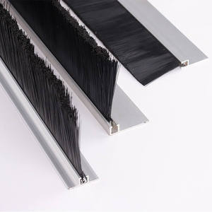Industrial OEM Customized Size H-Type F-Type Wind-proof Dust-proof Bottom <strong>Door</strong> Sealing <strong>Brush</strong> Black Nylon <strong>Door</strong> <strong>Brush</strong> - Product Image 3