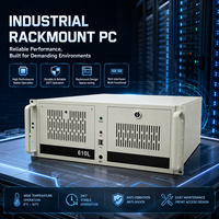 Châssis de serveur industriel 4U (prend en charge les cartes mères ATX de 12e génération I5/i7) Châssis de PC industriel de qualité serveur en rack en stock