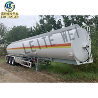 Ecod-remolque de tanque de combustible de mano, 3 ejes, 40000L