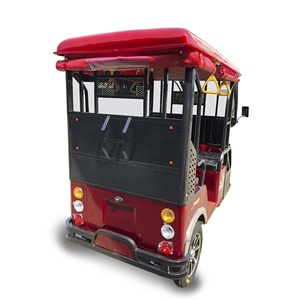 <span class=keywords><strong>Tricycle</strong></span> électrique motorisé <span class=keywords><strong>d</strong></span>'<span class=keywords><strong>occasion</strong></span> pour adultes F6 / e-rickshaw avec 4 sièges passagers, carrosserie ouverte, grand pare-brise - Product Image 3