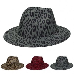 Sombreros Fedora Casuales para Niños con Estampado de Leopardo en Ambos Lados, Estilo Moderno y de Tendencia, Unisex - Product Image 3