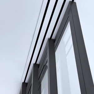 Puerta Corredera de Aluminio Delgada con Cristal Panorámico de Piso a Techo, Panel Grande, Aislamiento Térmico, Insonorización, Diseño Interior y Exterior - Product Image 3