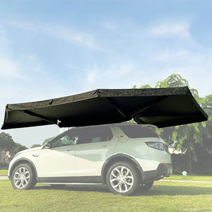 HOTO 270 degrés auvent de voiture sans corde en aluminium épais support voiture toit côté pare-soleil tente 2m/2.5m auvent de <span class=keywords><strong>camping</strong></span> en plein air pour voiture - Product Image 6