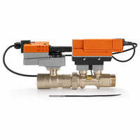 Vanne de régulation caractéristique Belimo avec conversion de signal de capteur pour la régulation côté eau dans les systèmes de chauffage et de ventilation CVC