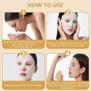 มาส์กหน้าคอลลาเจนยกกระชับผิวกระจกสะท้อนแสงสำหรับผู้หญิงมาส์กหน้านอนหลับตอนกลางคืนมีความยืดหยุ่น - Product Image 5