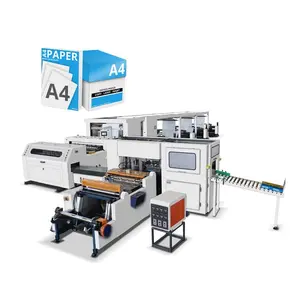Fully automatic a4 paper making machine Good Reputation Copy a4 Paper Cutting and Packaging Machine A4 Paper Cutter Machine