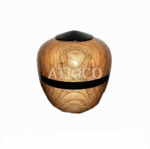 Best Selling Adult American Style Brass Inlay Cremation Urn Black Painted Wooden <b>Jar</b> with Unique Inlay for Funerals - Product Image 5