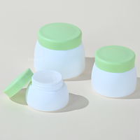Pots en plastique PP à paroi simple, vides, en forme de dôme, pour cosmétiques (exfoliant pour les lèvres et lotion) 15g/30g/50g, couleur et logo personnalisables
