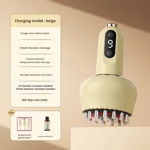 Electric Intelligent Meridian <b>Brush</b> Full Body Gua Sha <b>Back</b> Kneading Device Timing Control USB Rechargeable Face Leg Massager - Product Image 6