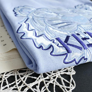 Nouveau T-shirt pour homme avec broderie personnalisée, coton pur, décontracté, uni, manches courtes, tee-shirt gaufré - Product Image 1