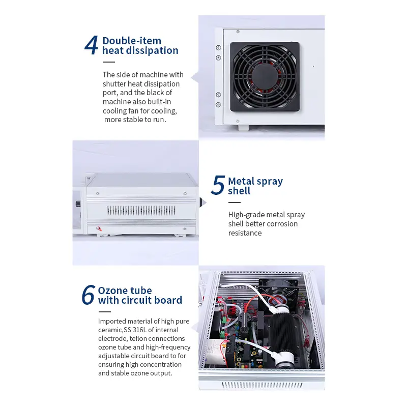 7g/jam ozon generator lap ozonator komersial untuk laboratorium
