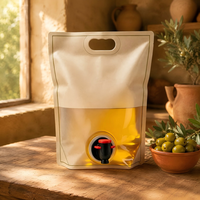 Pochettes Doypack en plastique personnalisées de qualité alimentaire 1L 2L 5L avec bec verseur et bouchon pour huile d'olive, sacs de recharge liquide OEM