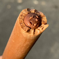Barre de crème glacée à la liqueur de chocolat Saveur d'enfance nostalgique avec remplissage riche en chocolat et sans alcool