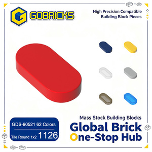 Gobricks GDS-90521 <span class=keywords><strong>Bloques</strong></span> de Construcción de Plástico ABS a Escala 1:8, Piezas de <span class=keywords><strong>Bloques</strong></span> de Construcción 1126, <span class=keywords><strong>Bloques</strong></span> Redondos de 1x2, Ladrillos, <span class=keywords><strong>Bloques</strong></span> de Construcción - Product Image 1