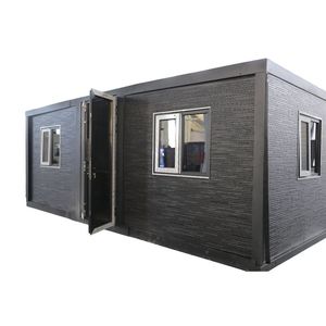 Casa Container in Acciaio Mobile e Smontabile, Villa Prefabbricata <span class=keywords><strong>a</strong></span> Tre Camere da <span class=keywords><strong>Letto</strong></span> con Stanza Espandibile <span class=keywords><strong>a</strong></span> Doppia Ala, Impermeabile - Product Image 1