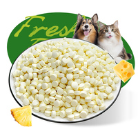 Geitenmelktabletten met ananas-papaja spijsverteringsenzymen, honden- en kattenbrokjes, natuurlijke fruitmix, zacht kauwbaar, dagelijkse snack