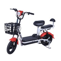 Vélo électrique à deux roues pour adultes Little Prince, 48V, cadre léger en acier à haute teneur en carbone, freins à moyeu avant/arrière, scooter 45-55 km