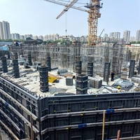 Coffrage modulaire réutilisable en acier allié pour la construction de bâtiments et les projets municipaux