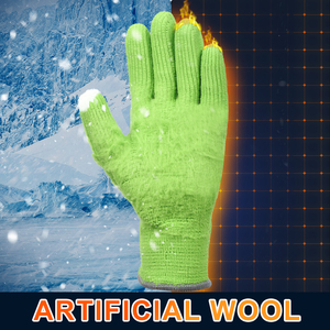 Guantes de Trabajo de Cuero Cálidos XINGYU con Resistencia al Frío, Guantes de Invierno para Hombre, Guantes de Trabajo de Seguridad Recubiertos de Látex - Product Image 6