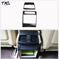 Kit de Molduras Interiores para el Tablero de Instrumentos con Textura de Fibra de Carbono Negro para BMW X5 X6 E70 E71 2008-2013 con Volante a la Derecha (RHD)
