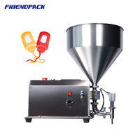 Machine de remplissage semi-automatique pneumatique à pompe à engrenages UPK de haute qualité 30L pour jus, huile moteur et sauce tomate