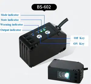 Sensor óptico de alta velocidad para detección de color verde RGB Sensor de color detector reconocimiento impresión marca de color sensor fotocélula