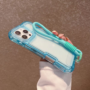 Beautyline Air Cushion 3 en 1 étui pour Infinix Hot 60i 4G 60 5G antichoc Forros dragonne colorée 3 couches 360 couverture - Product Image 5