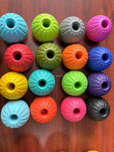 Agresif 7CM katı çevre dostu köpek ve kedi çiğnemek oyuncak Pet top oyuncak karikatür tarzı ile oynamak için-üreticinin satış - Product Image 6