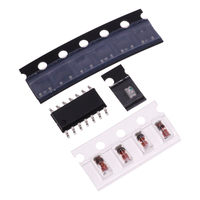 Circuit imprimé PCB SMT SMD, planche de pratique de soudage, Kit de bricolage, formation de Fanny, combinaison électronique, 77 pièces, composants