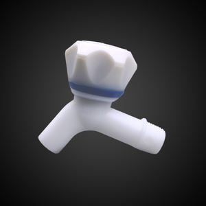 ผู้ผลิตก๊อกน้ำจีน MOQ ต่ำ ก๊อกน้ำพลาสติก PP DN15 แบบไดอะแฟรมทันสมัยสำหรับอ่างล้างหน้า - Product Image 1