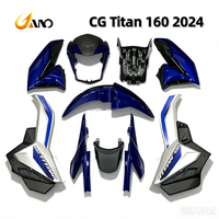Kit complet de carénage en plastique WANOU CG 160 Titan 2024, accessoires pour moto