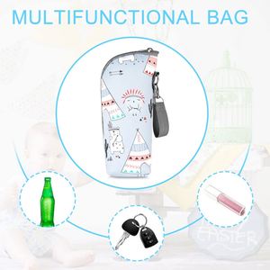 Baby Bottle Cooler Tote Bags Insulated Breastmilk Cooler Bag Nursing Bottle Cooler Warmer Bag for Nursing Mom Daycare Travel - Product Image 6