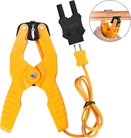 Sonda de Termopar Tipo K con Conector Banana |   -40~200 ° Sensor de Temperatura para Tuberías de HVAC, Compatible con Multímetros y Uso Industrial (OEM)