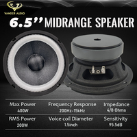 Nueva tecnología, distorsión ultrabaja, resistente al agua, Gama Completa, altavoces de rango medio de 6,5 pulgadas para coche, camión, Marine Home Line array