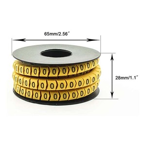 EC-0.5/ EC-0 /EC-1/EC-2/EC-3 usine en gros électrique numéro câble marqueur bandes <span class=keywords><strong>manchon</strong></span> couleur câble fil marqueurs <span class=keywords><strong>manchon</strong></span> - Product Image 6
