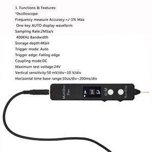 Osciloscopio de pluma digital multifunción para imágenes térmicas de resistencia de diodo y mediciones de voltaje - Product Image 1