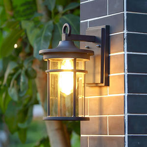 Lampe murale extérieure cylindrique classique européenne, IP65, étanche, alimentée par énergie solaire, pour jardin et terrasse - Product Image 2