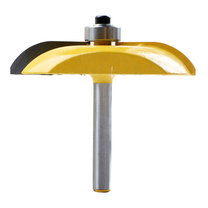 3pc/<b>Set</b> <b>1</b>/<b>4</b> Inch Shank Round Stile Rail <b>Router</b> <b>Bit</b> Woodwork Tenon Cutter Tool - Product Image 4