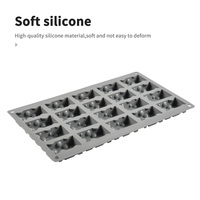 Kustom 3d silikon permen cokelat Molde De Fandon Para kue merancang keju bentuk silikon cetakan alat kue