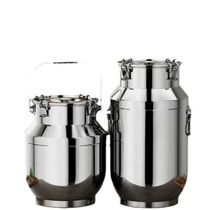 2.5-30 litres en acier inoxydable hermétique récipient de stockage des aliments réservoir de stockage étanche pour thé lait boîtes épices pot fraîcheur <span class=keywords><strong>bidon</strong></span> - Product Image 6