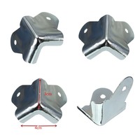 Protections d'angle en fer pour enceintes amplifiées, surface noire, pour carton audio