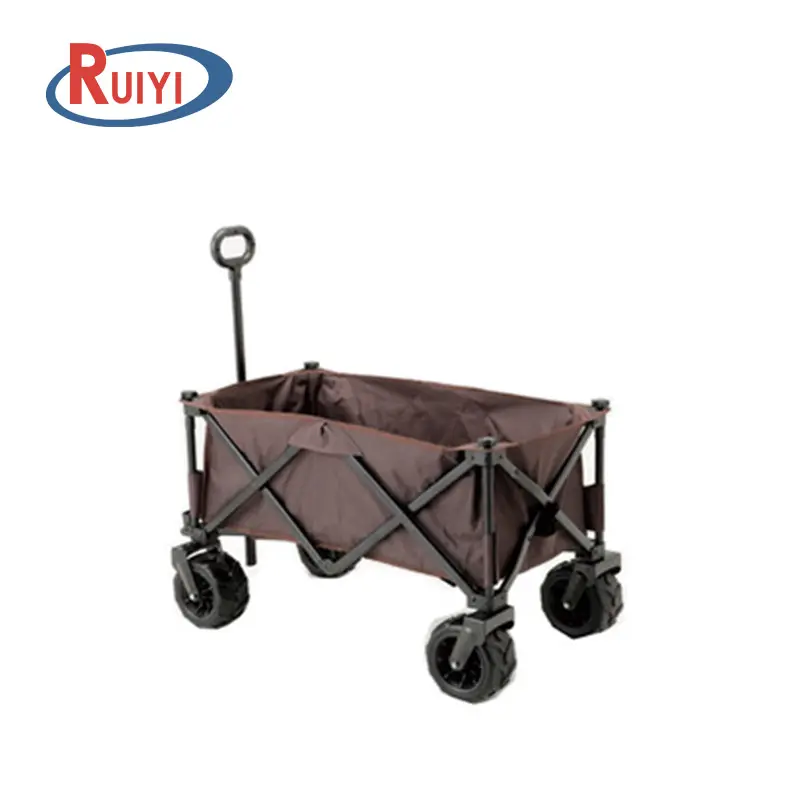 Fabbrica Pieghevole trolley utility spiaggia carrello con ruote pneumatiche