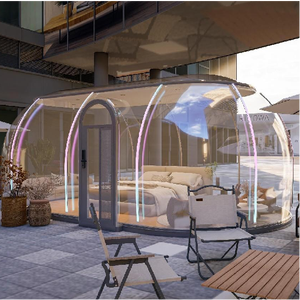 Dôme de jardin transparent en polycarbonate, tente <span class=keywords><strong>bulle</strong></span> moderne préfabriquée ovale, salon extérieur, glamping, <span class=keywords><strong>chambre</strong></span> familiale, complexe hôtelier quatre saisons - Product Image 5