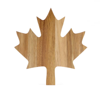 Plateau de service de forme irrégulière en bois d'acacia durable, écologique et luxueux, fabriqué au Canada, gravé, vaisselle
